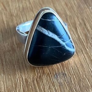 Jamie Joseph White Buffalo Ring Size 7 EUC